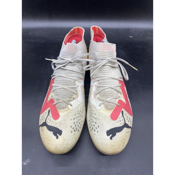Puma Future PRO FG AG Soccer Cleat White Black Fire Orchid 107361-01 Men Size 10 - Picture 3 of 7